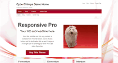 Desktop Screenshot of demos.cyberchimps.com